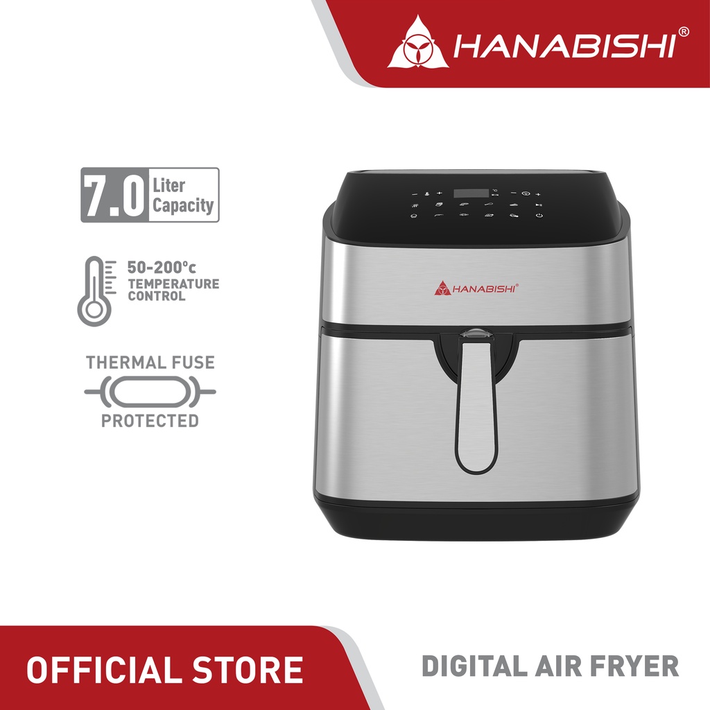 Hanabishi Digital Air Fryer 7L on sale HAFRYER 70SSDIG Shopee Philippines