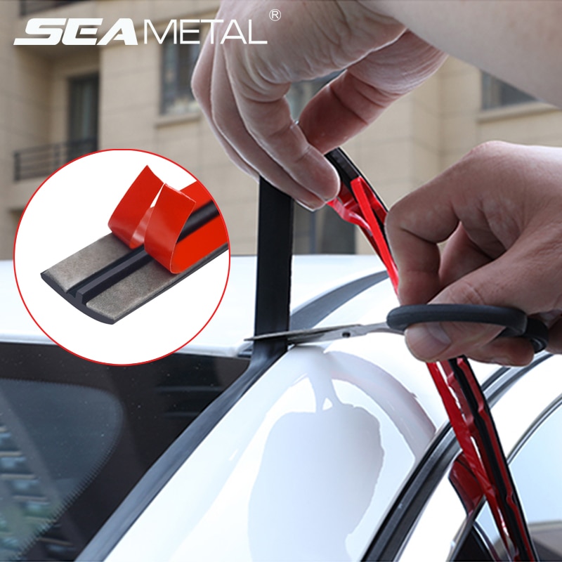 8M Rubber Car Seal Strip for Windshield Sticker Window Edge Roof