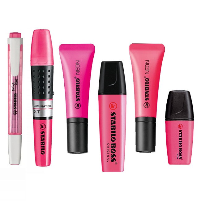 STABILO Highlighters Shade of Pink Collection 6pcs. Shopee Philippines