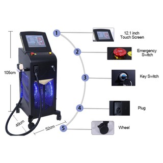 Factory Price 1200W Soprano Ice  808nm  Diode Laser Hair Removal Machine Beauty Laser Equipment #9
