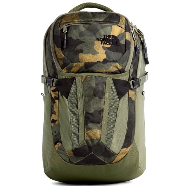 north face recon backpack green
