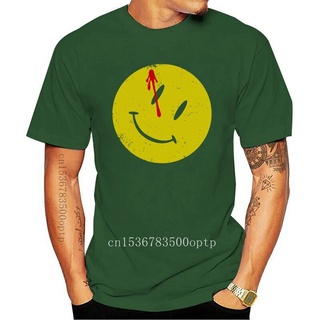 New BLOODY BUTTON T-SHIRT Watchmen Heroes Comedian Comic TV Smile The #1