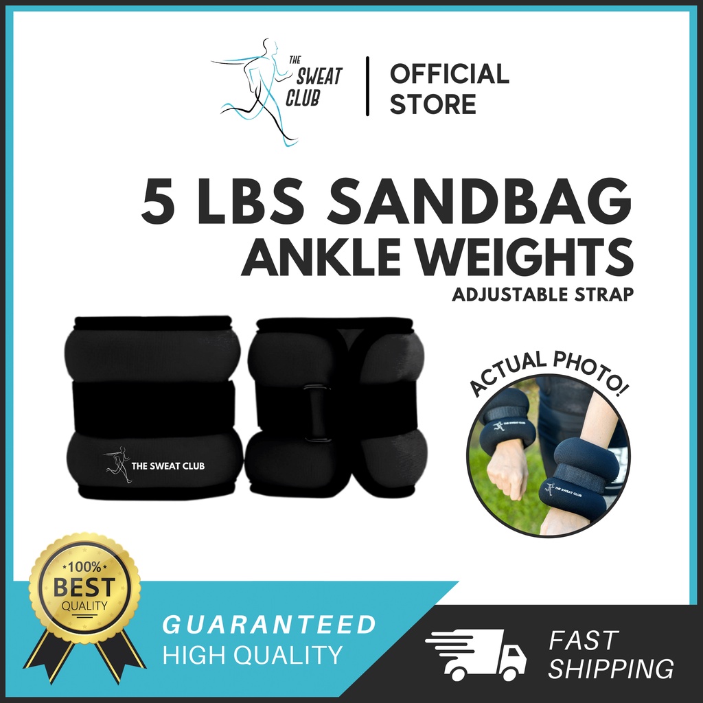 5 Lbs Wrist or Ankle Sandbag Weights (SOLD PER PAIR) Shopee Philippines