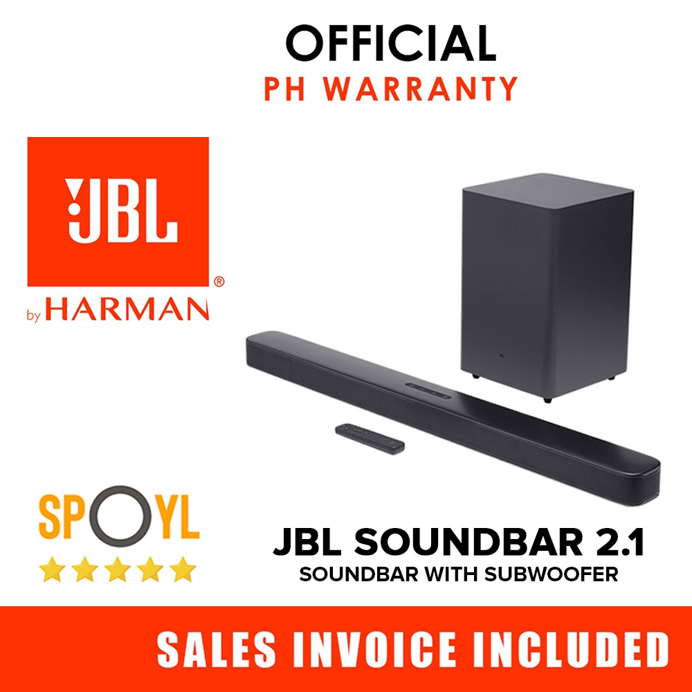 JBL Sound Bar 2.1 Deep Bass Soundbar with Bluetooth Wireless Subwoofer