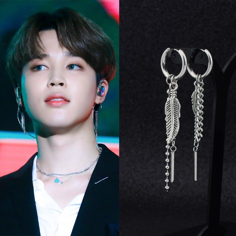 1pc BTS JIMIN Earrings Fashion Jewelry | Shopee Philippines