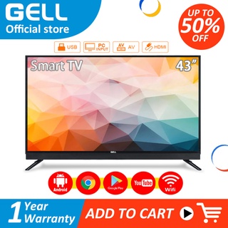GELL smart tv 43 inches on sale android tv 43 inch smart led tv flat screen on sale