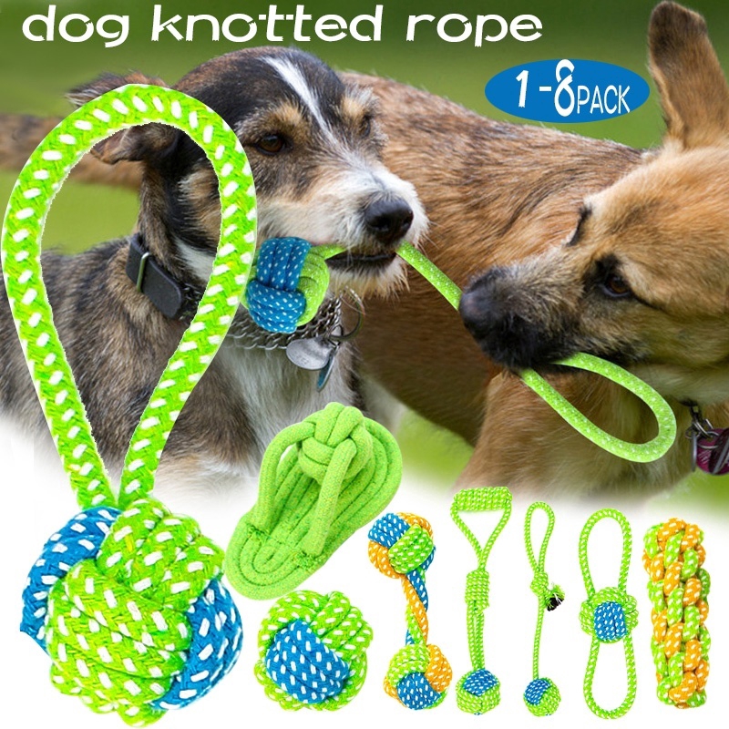 cotton dog toys