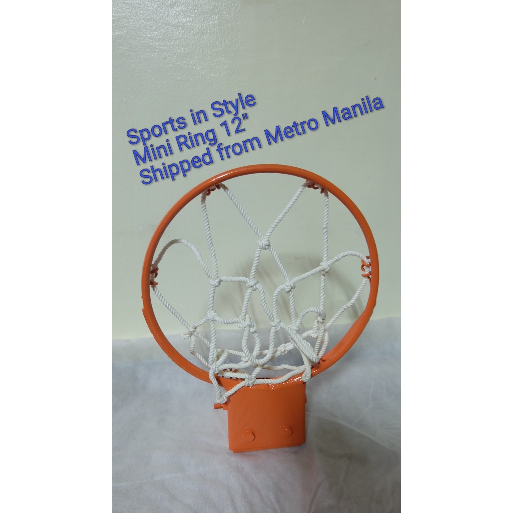 Basketball Ring 12 inch Size Dual Snap back Spring 12 diameter inside