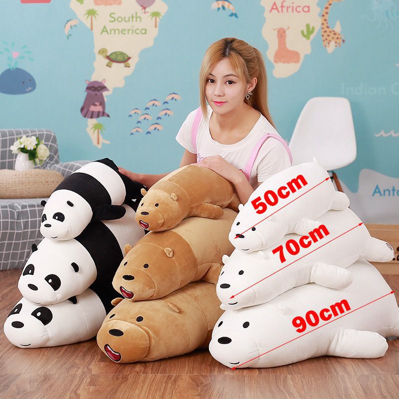 giant we bare bears plush