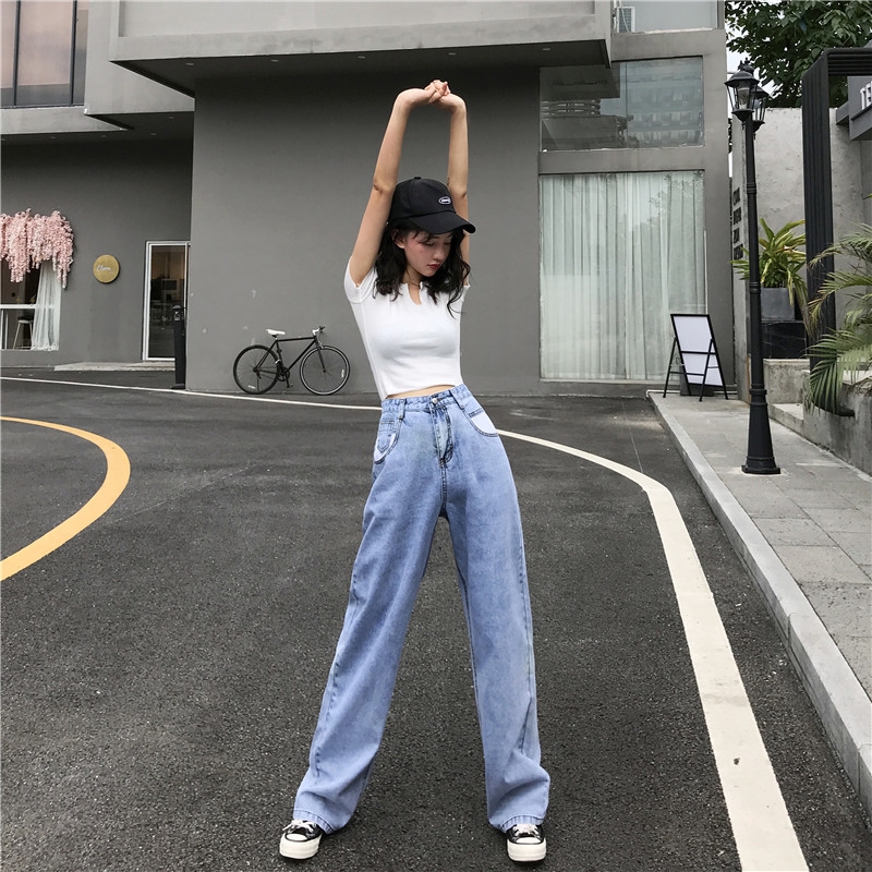 jeans wide leg pants