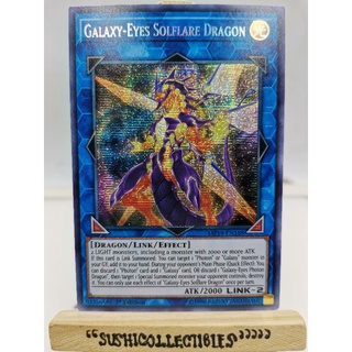 Mint Yugioh Galaxy-Eyes Solflare Dragon MP19-EN188 Prismatic Secret Rare