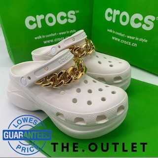 Crocs Classic Bae Clogs with chain korean sandals for women heels with ...