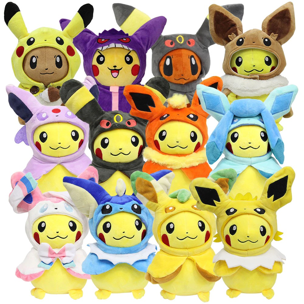 pikachu cosplay plush