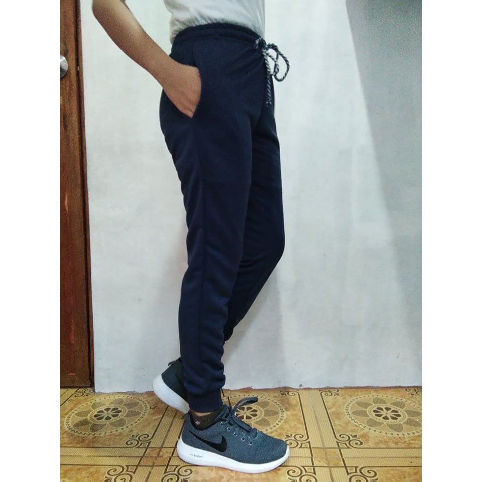 jogger pants navy blue