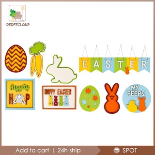 [🆕M2-PER2] 8x Cute Easter Bunny Egg Kit Accessory Rabbit for Home Office Decorations #5
