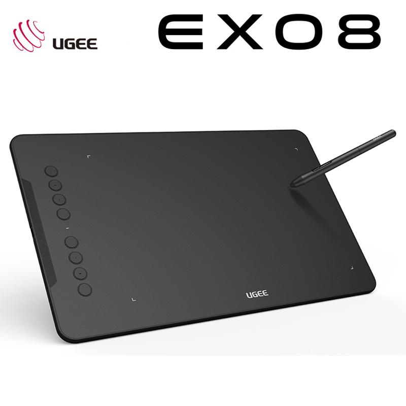 Ugee EX08 Drawing Tablet 8192 Pressure Level Drawing Graphic Tablet OSU