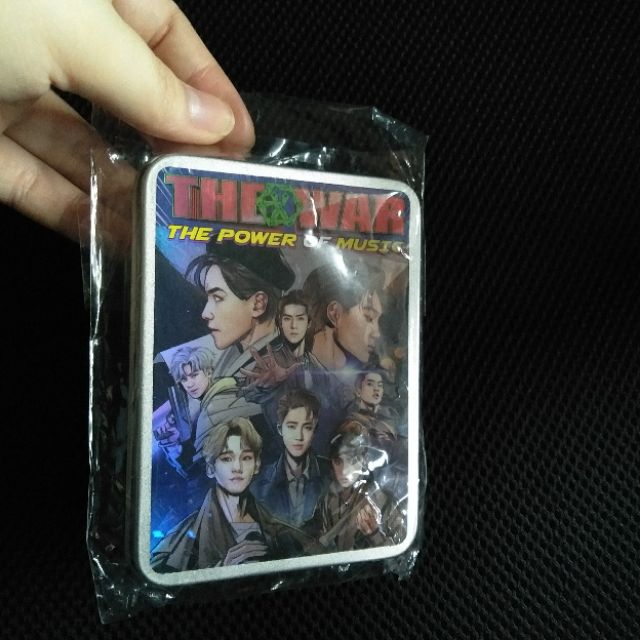 Exo The War The Power Of Music Tin Card Box Shopee Philippines