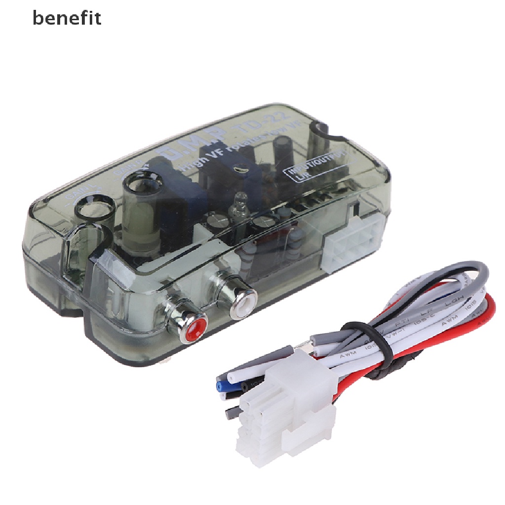 benefit> Auto Car Audio Converter 12V RCA Stereo High To Low Adjustable