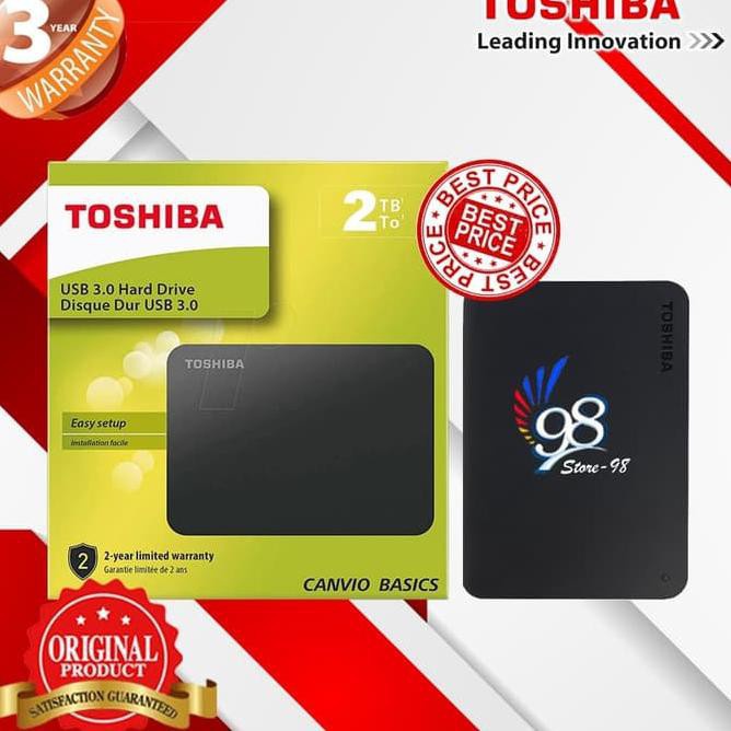 Toshiba Canvio Basics 2TB External Hard Drive Cheap Price 2.5 Inch Shopee Philippines