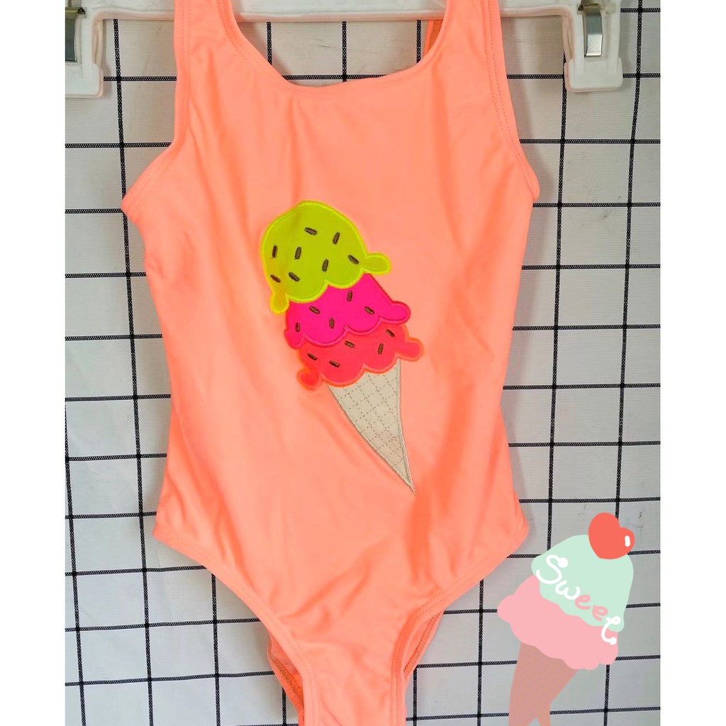 baby girl ice cream swimsuit