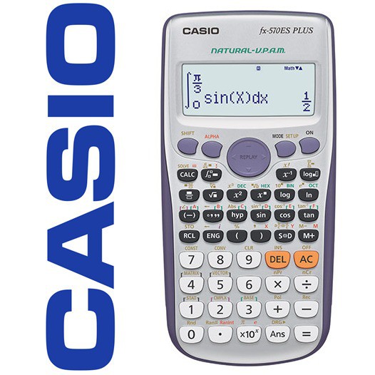 Genuine CASIO FX-570ES PLUS 417-Functions Natural Display Scientific Calculator