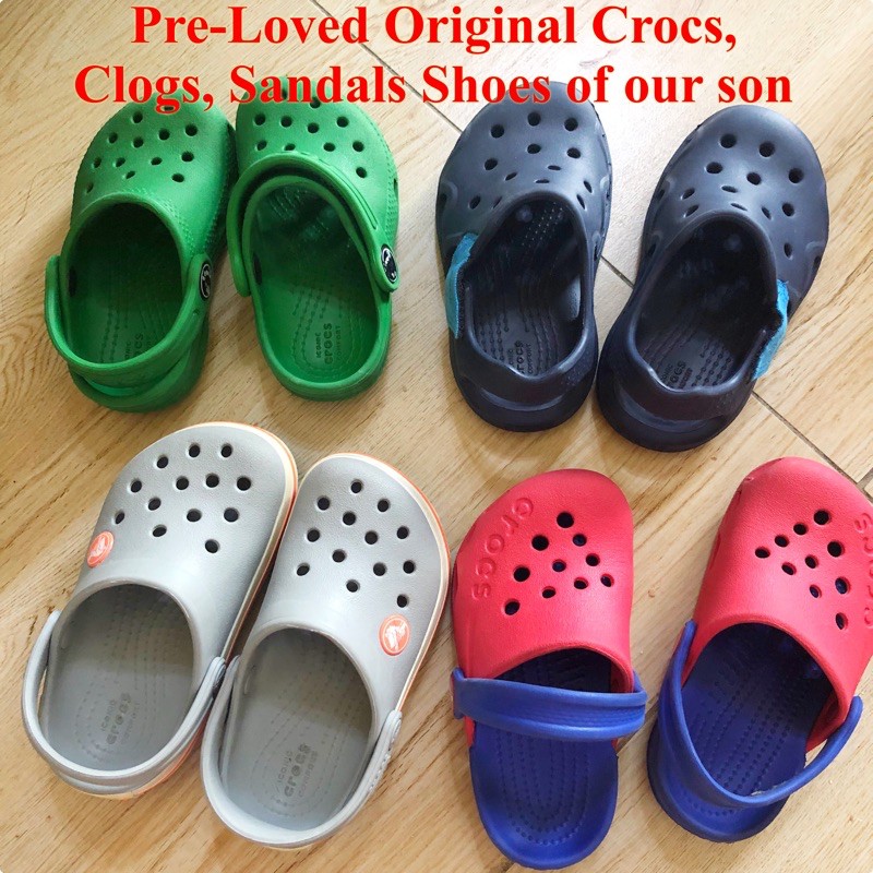 Our Son PreLoved crocs &amp;Shoes Shopee Philippines