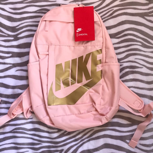 rose gold nike backpack