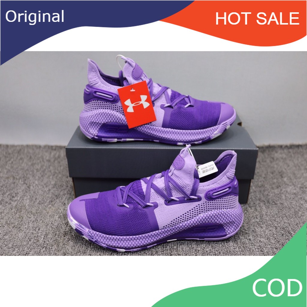 ☍┅◇Curry 6 purple Men Sports basketball shoes | Shopee Philippines