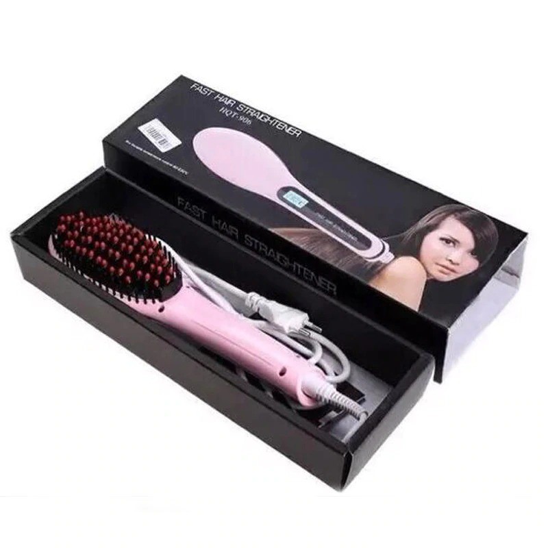 Fast Hair Straightener Cheapest LCD Electric Fast Hair Straightener Comb  Iron Brush | Shopee Philippines