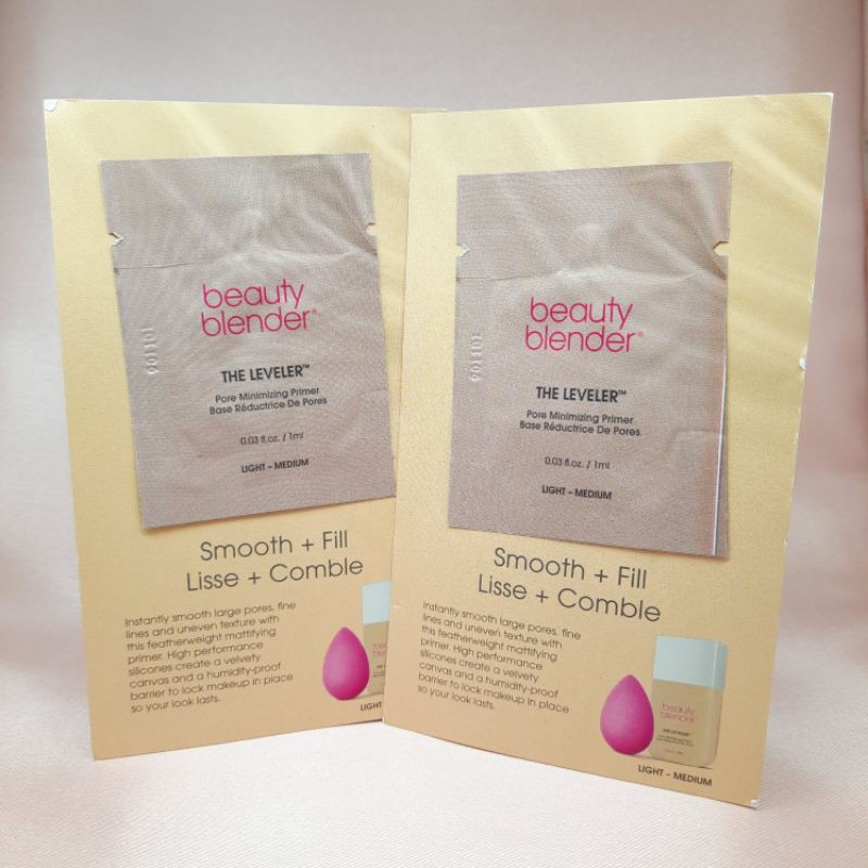 Beauty Blender The Leveler Pore Minimizing Primer Sample card Shopee