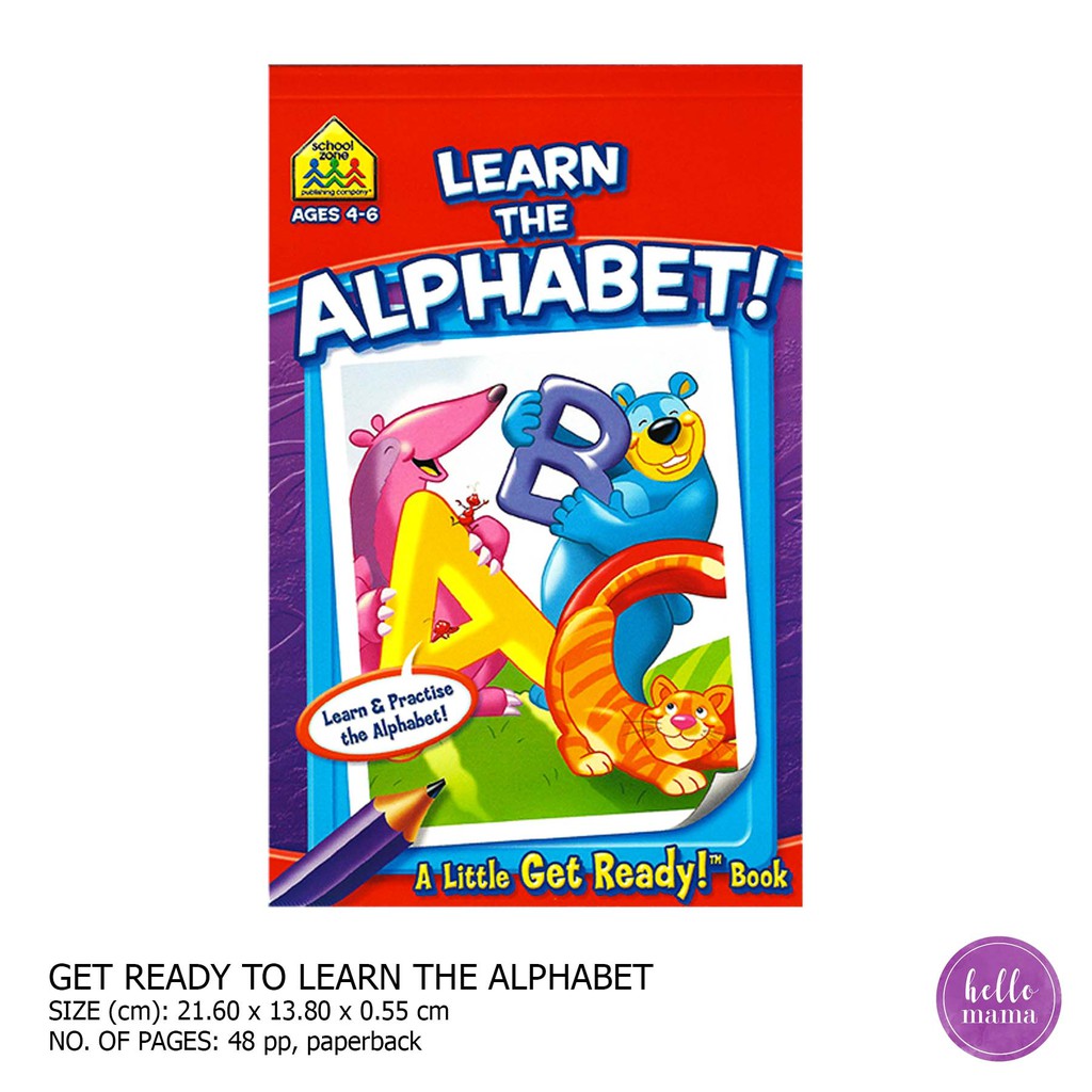 Get Ready To Learn The Alphabet Activity Book Shopee Philippines