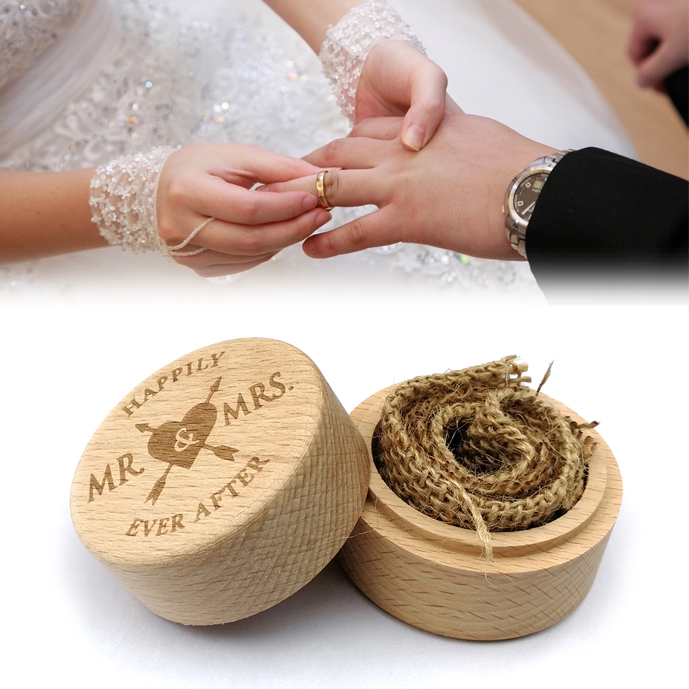 rustic ring box