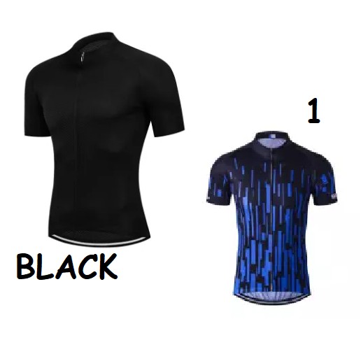 black cycling top