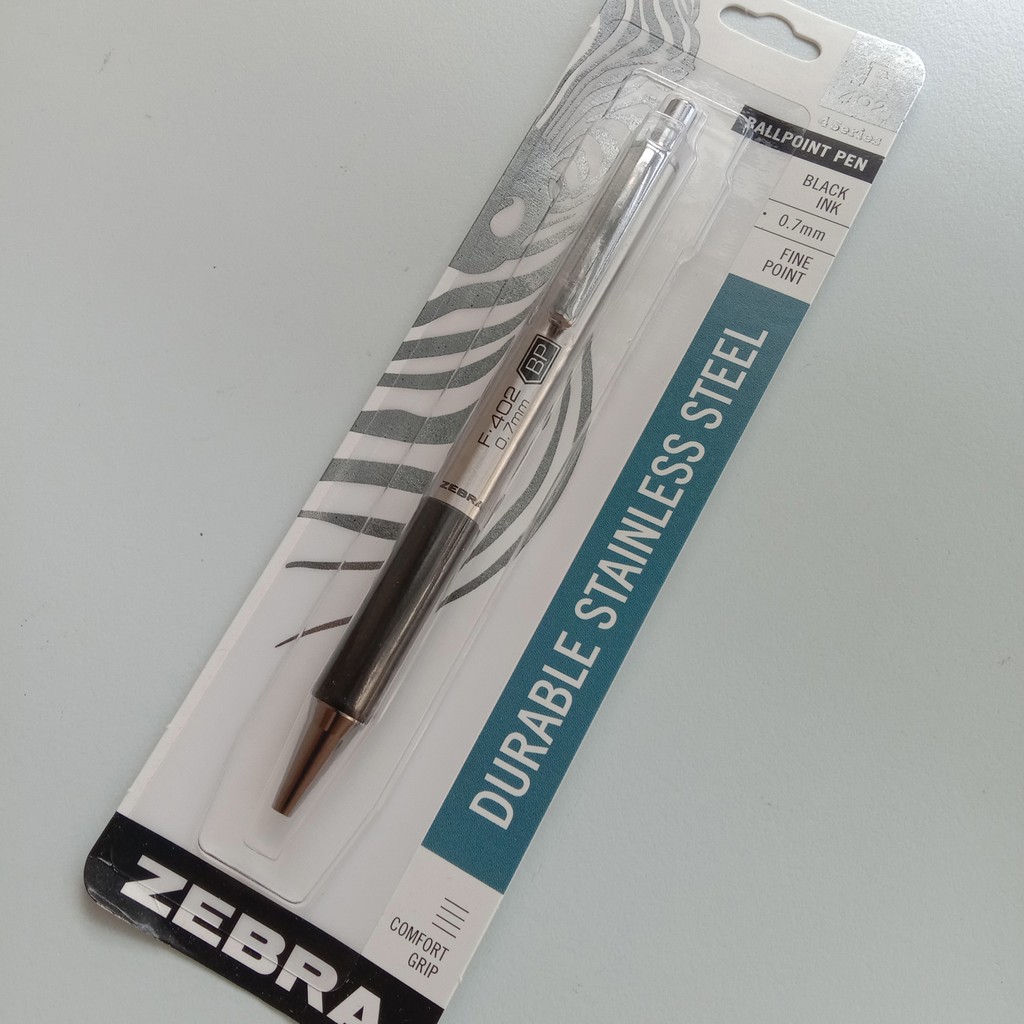 ZEBRA F402 / F402 Stainless Steel EDC Pen Shopee Philippines