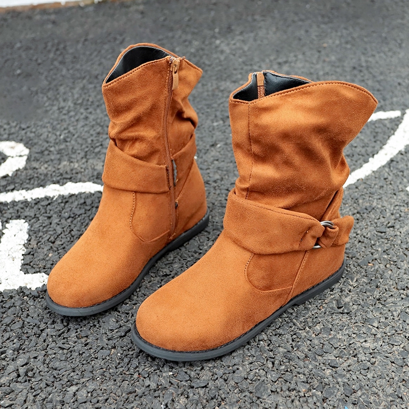 comfy flat ankle boots