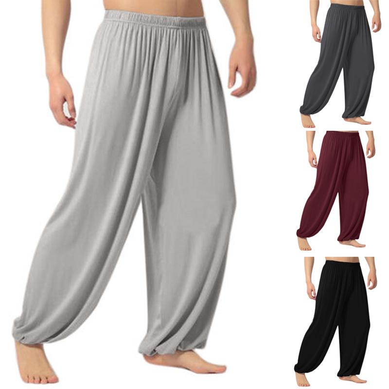 INCERUN Men Loose Yoga Pants Harem Dancing Baggy Casual Boho | Shopee ...