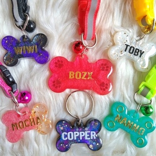 dog accessories◆Customized Resin Dog and Cat NAMETAG - with c #1