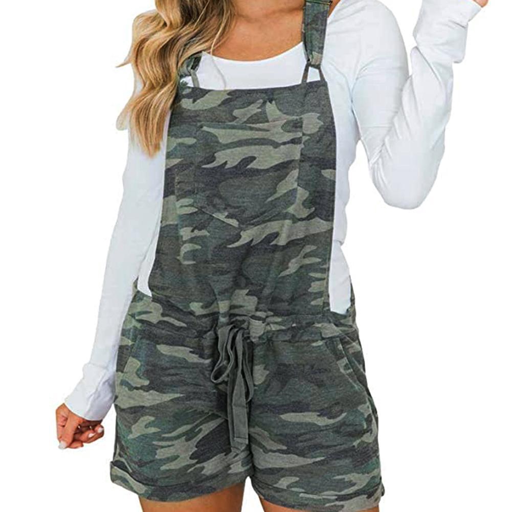camouflage print jumpsuit