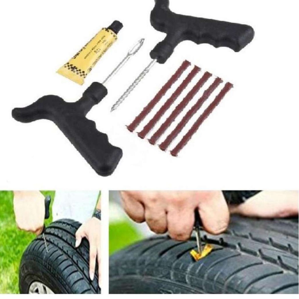 Car Tire Repair Tool Tire Repair Kit Studding Tool Set Bike Tire Tyre ...