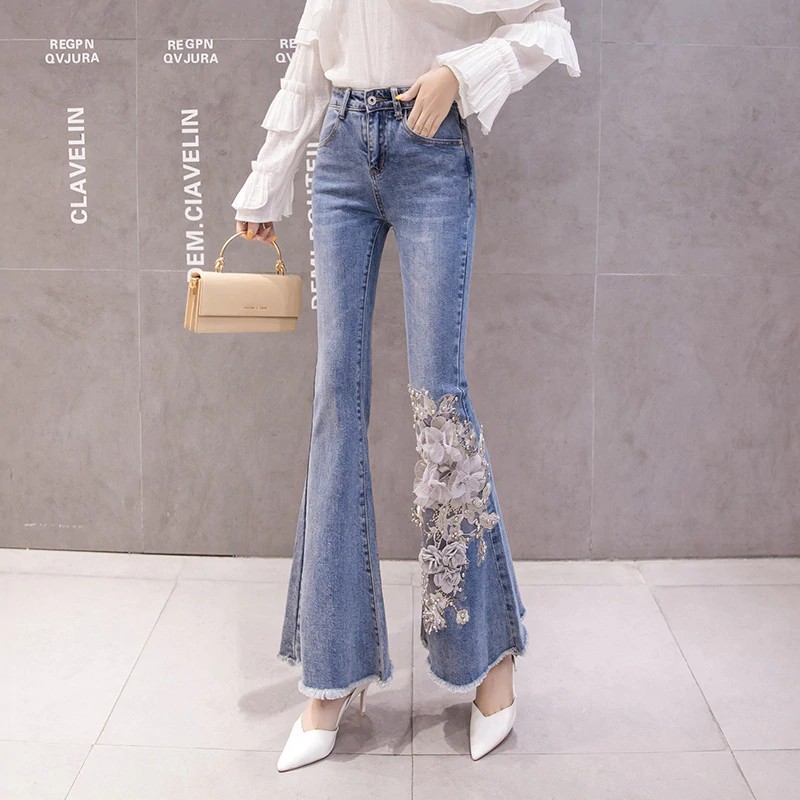 high waisted bell bottom pants