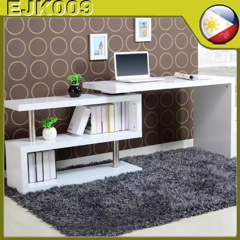 COD Rotating Computer Table Corner Desk Desktop Writing Corner PC Table