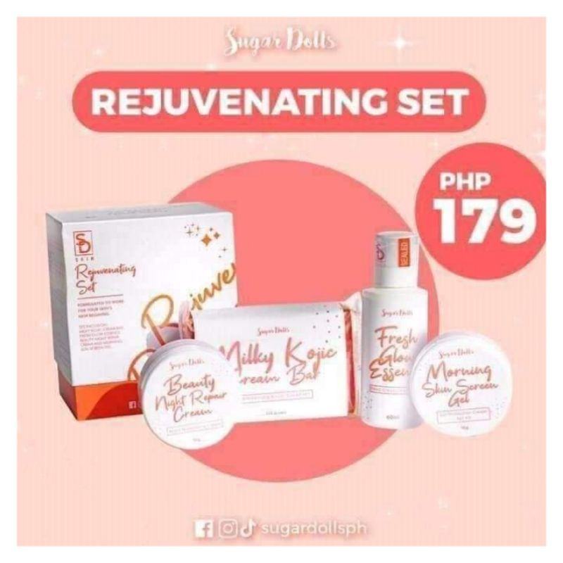 AUTHENTIC SD SUGAR DOLLS REJUVENATING SET(with freebie) | Shopee ...