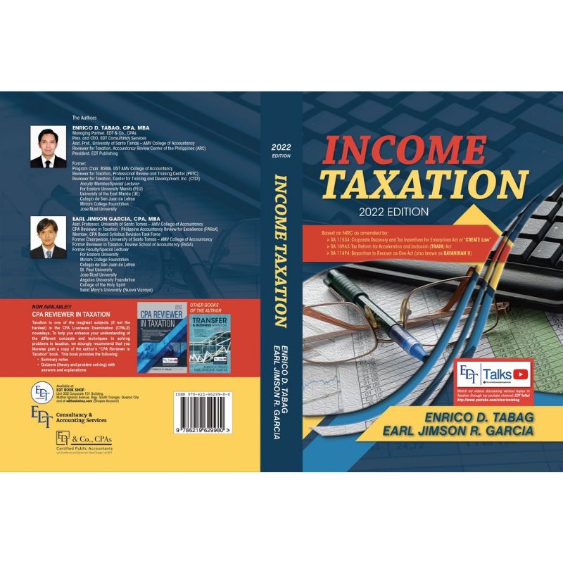 ORIGINAL TAXATION 2022 EDITION BY TABAG presyo ₱699