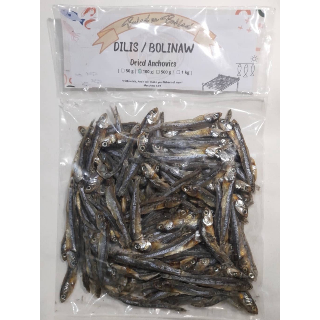 DILIS / BOLINAW DRIED ANCHOVIES VARIETIES "New Goods from Various