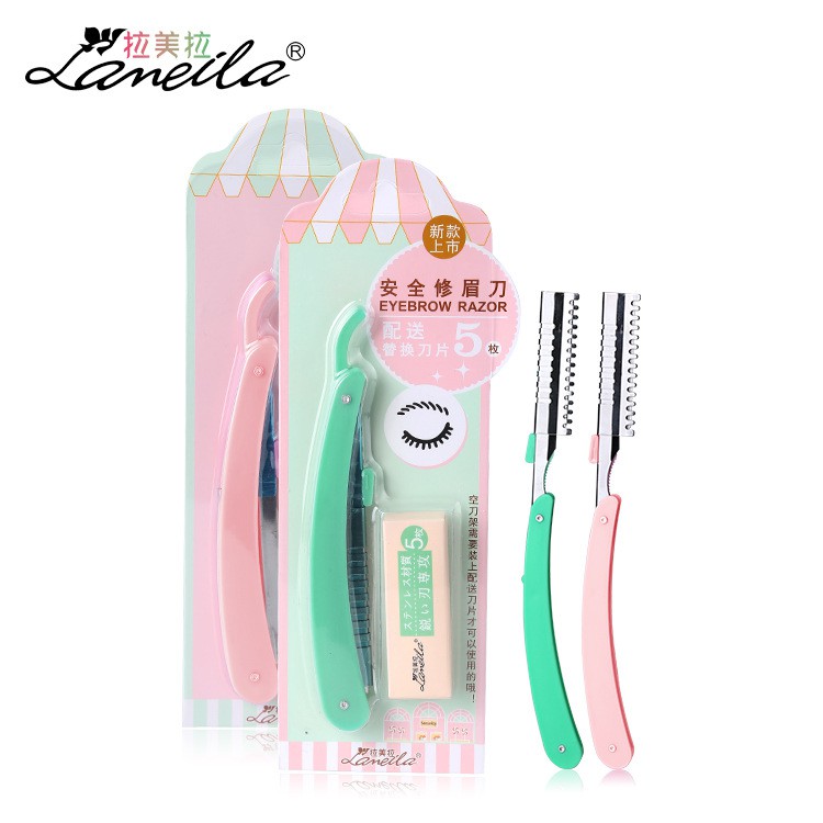 Lameila new folding eyebrow Trimmer shaving 5pcs blade A0849 | Shopee ...