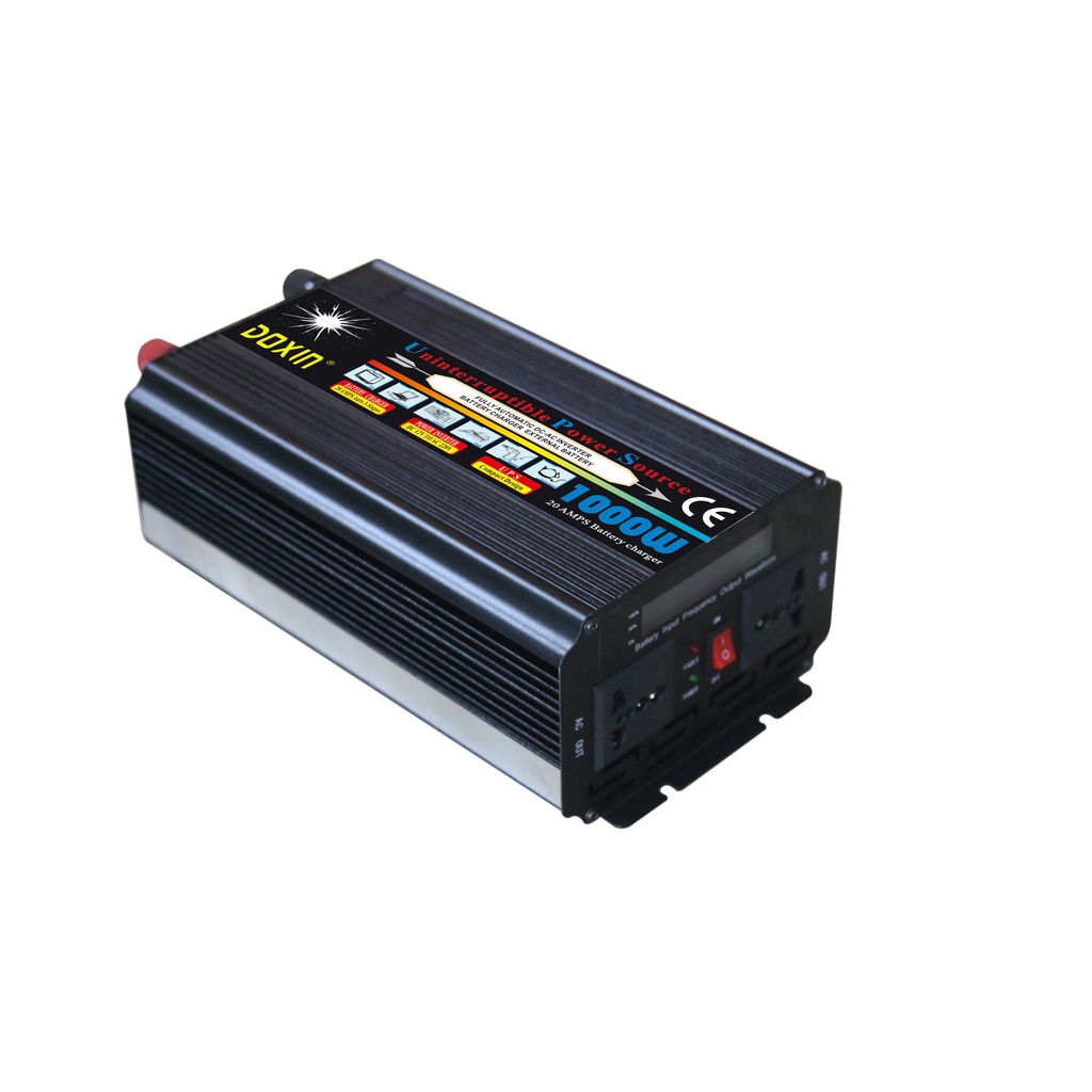 DC TO AC 1000W 12V 110V 60HZ UPS POWER Inverter Uninterrupted Power