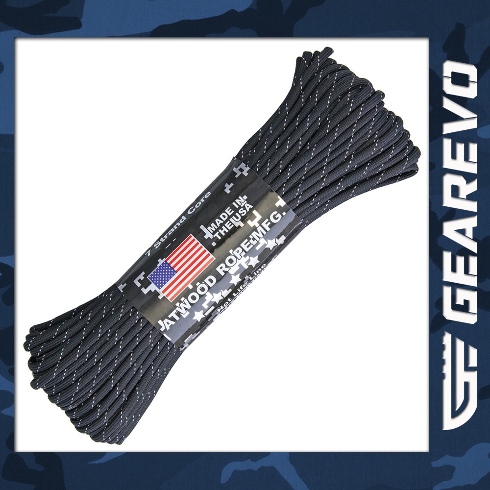 Atwood Paracord (Parachute Cord) 550 Type, 7 Strands, 100 Feet