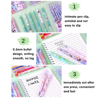 6in1 Black Ink Magic Ballpoint Pen 0.5mm For School Office Writing Supply Kids Stationery #4