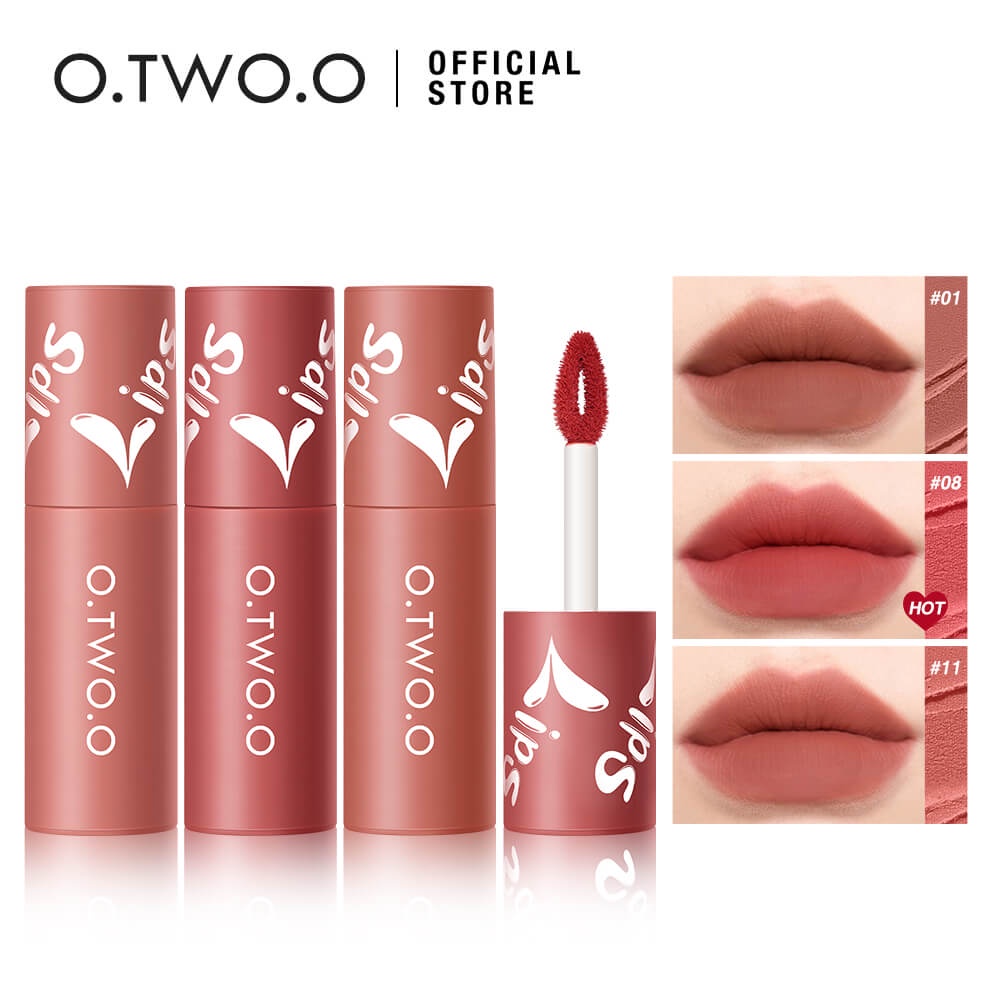 O.TWO.O matte lipstick waterproof long lasting Lip Clay High Pigmented ...