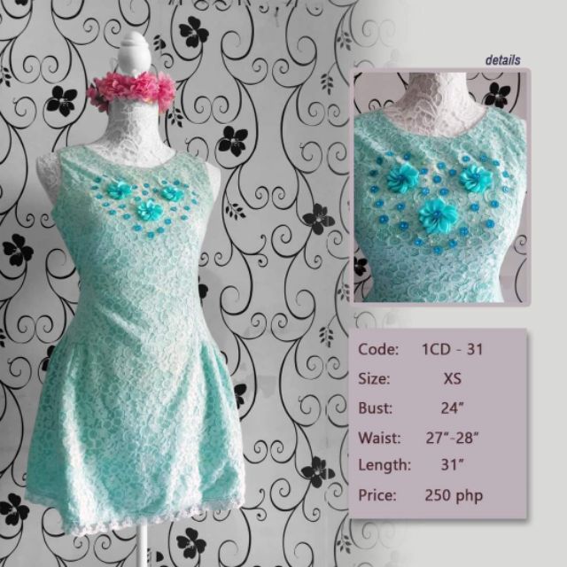 mint green church dress